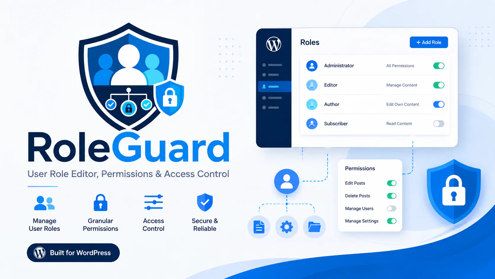 RoleGuard – User Role Editor & Permission Manager